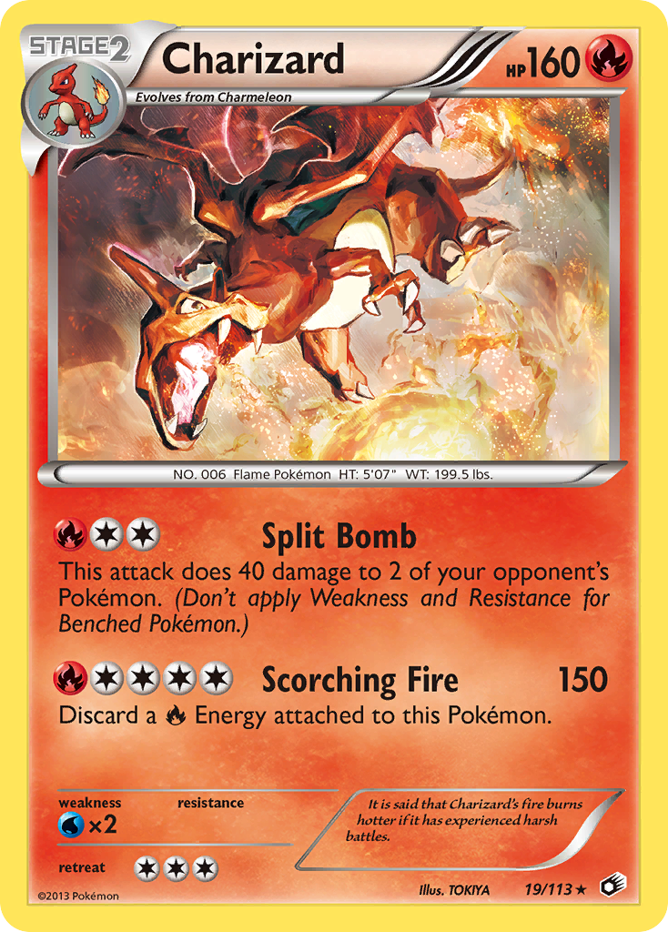 Charizard (19/113) - Legendary Treasures Pokémon Card