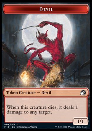 Devil (Innistrad: Midnight Hunt) Trading Card