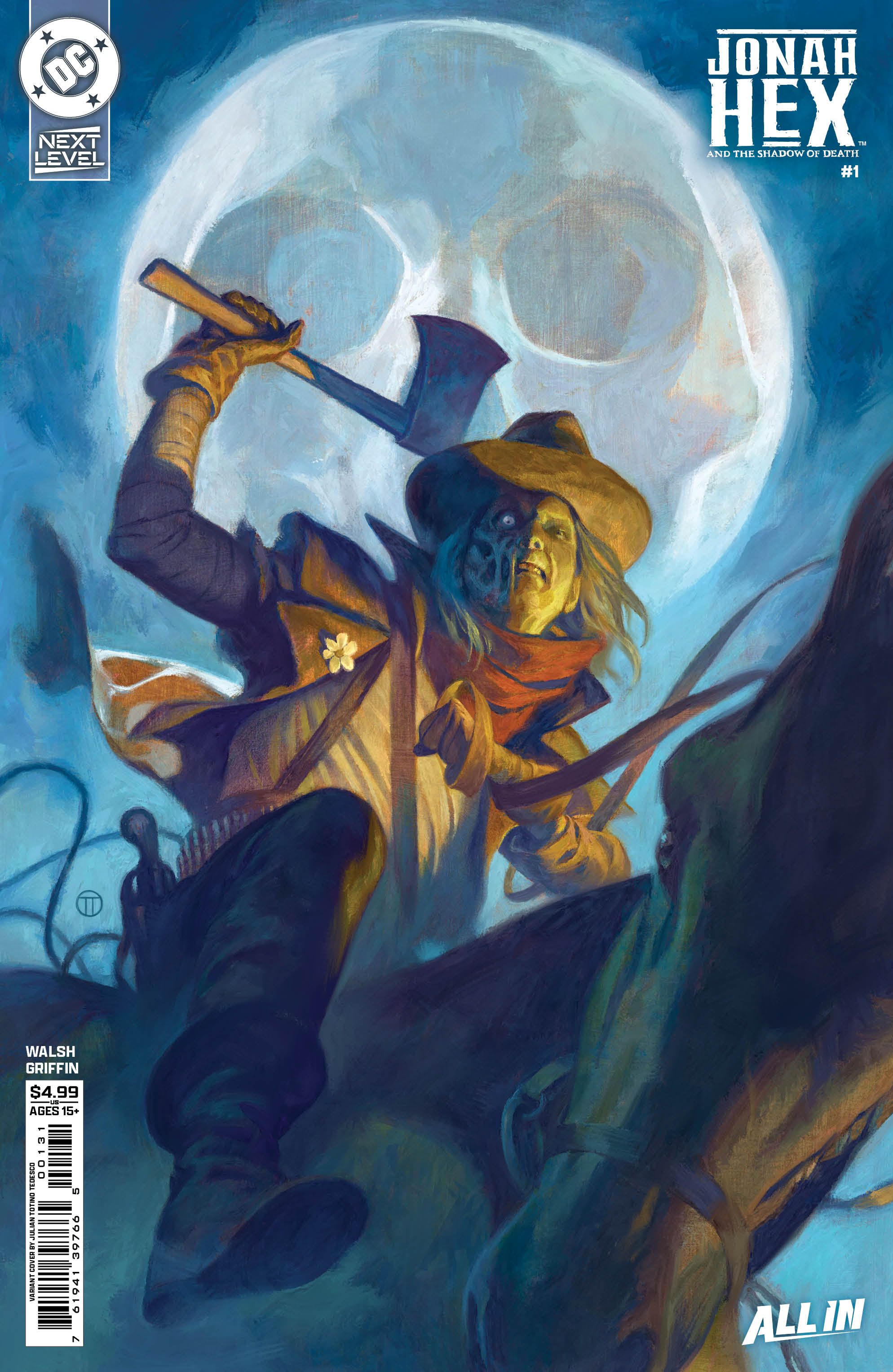 Jonah Hex And The Shadow Of Death #1 (Cvr C Julian Totino Tedesco Card Stock Variant) Comic