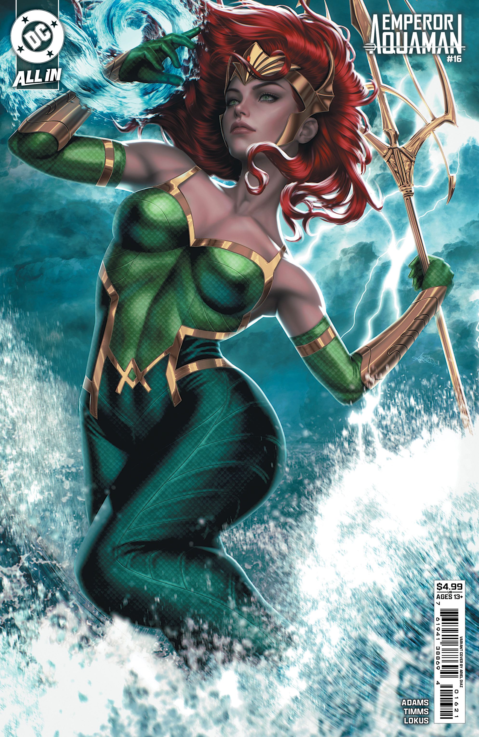Emperor Aquaman #16 (Cvr B Ariel Diaz Card Stock Variant) Comic