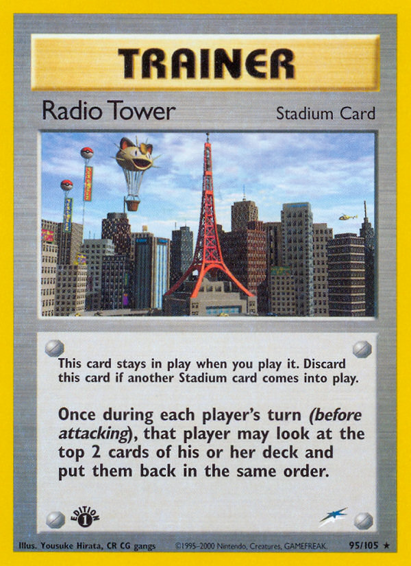 Radio Tower (95/105) - Neo Destiny Pokémon Card