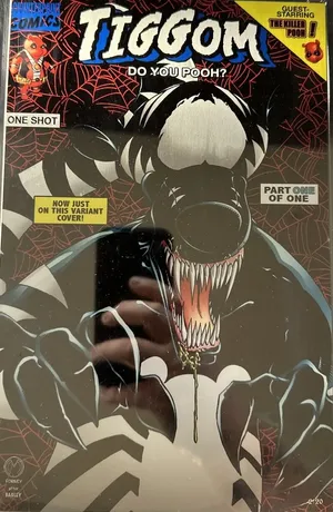Do You Pooh #1 Venom Lethal Protector 1 Metal Cover comic cover