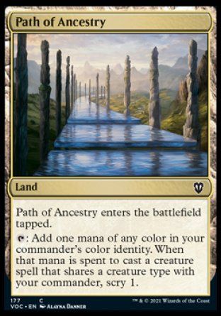 Path of Ancestry (Innistrad Crimson Vow Commander Decks) Trading Card