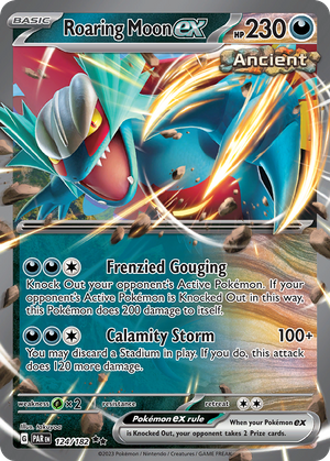 Roaring Moon ex (124/182) - Paradox Rift