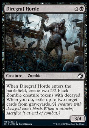 Diregraf Horde (Innistrad: Midnight Hunt) Trading Card