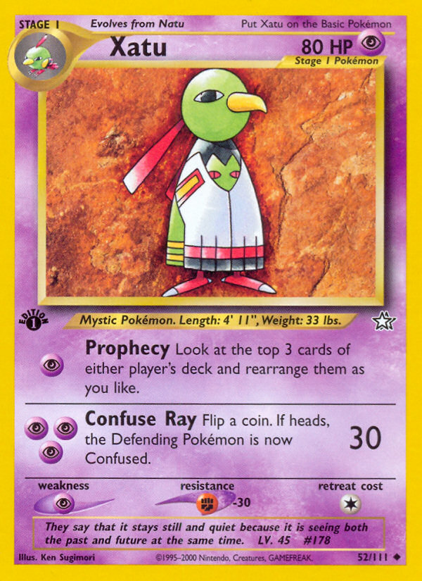 Natu Pokémon Card