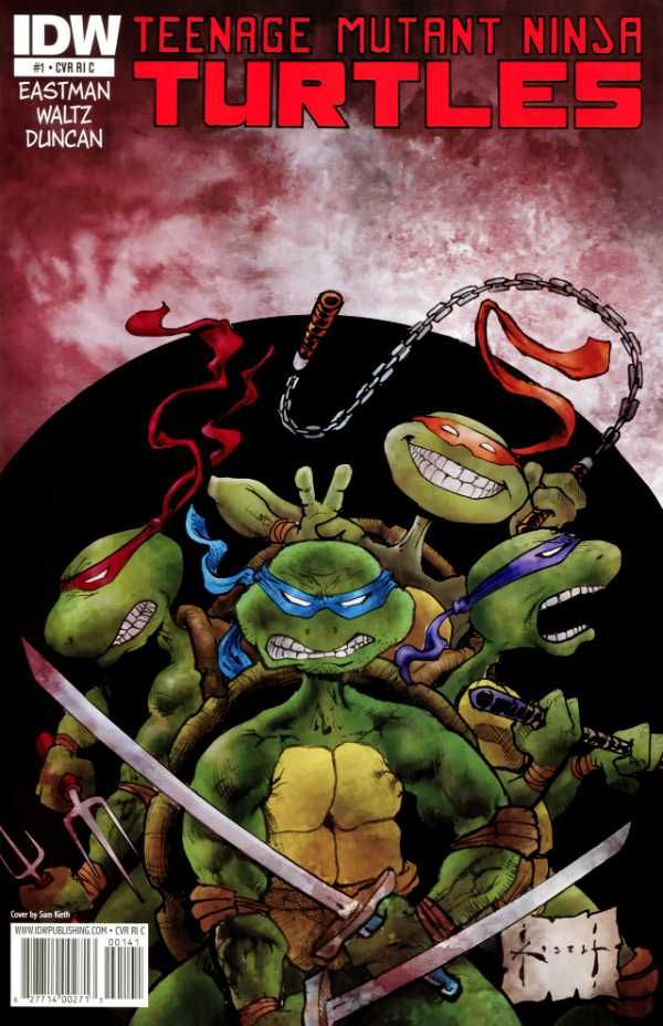 Teenage Mutant Ninja Turtles #1 (Kieth Variant Cover)