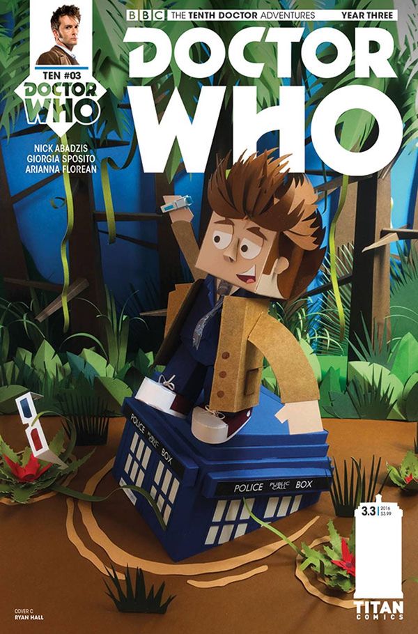 Doctor Who 10th Year Three #3 (Cover C Papercraft)