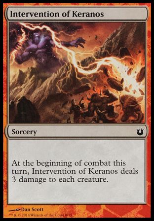 Intervention of Keranos (Born of the Gods Challenge Deck : Battle the Horde) Trading Card