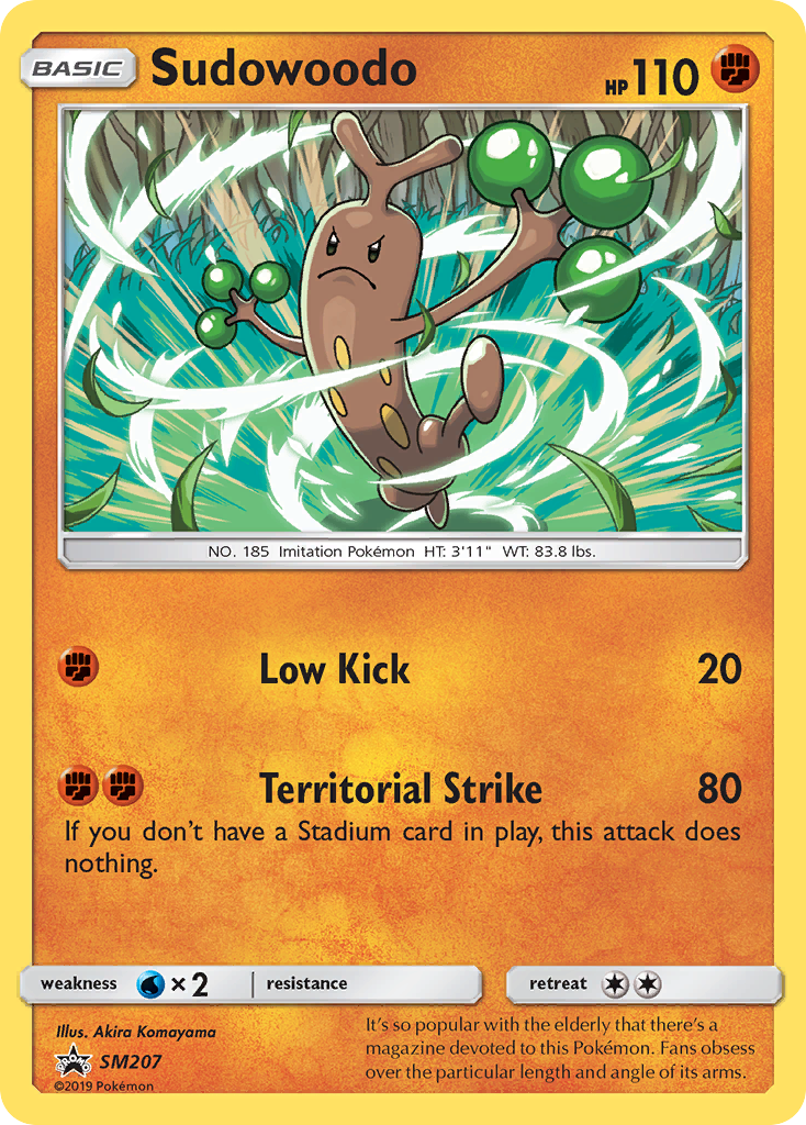 Sudowoodo (SM207) - SM Black Star Promos Pokémon Card