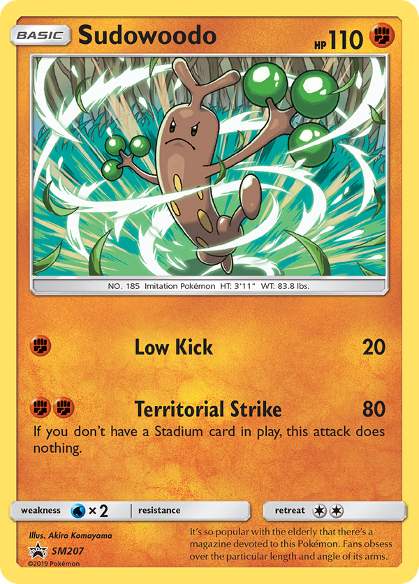 Sudowoodo (SM207) - SM Black Star Promos