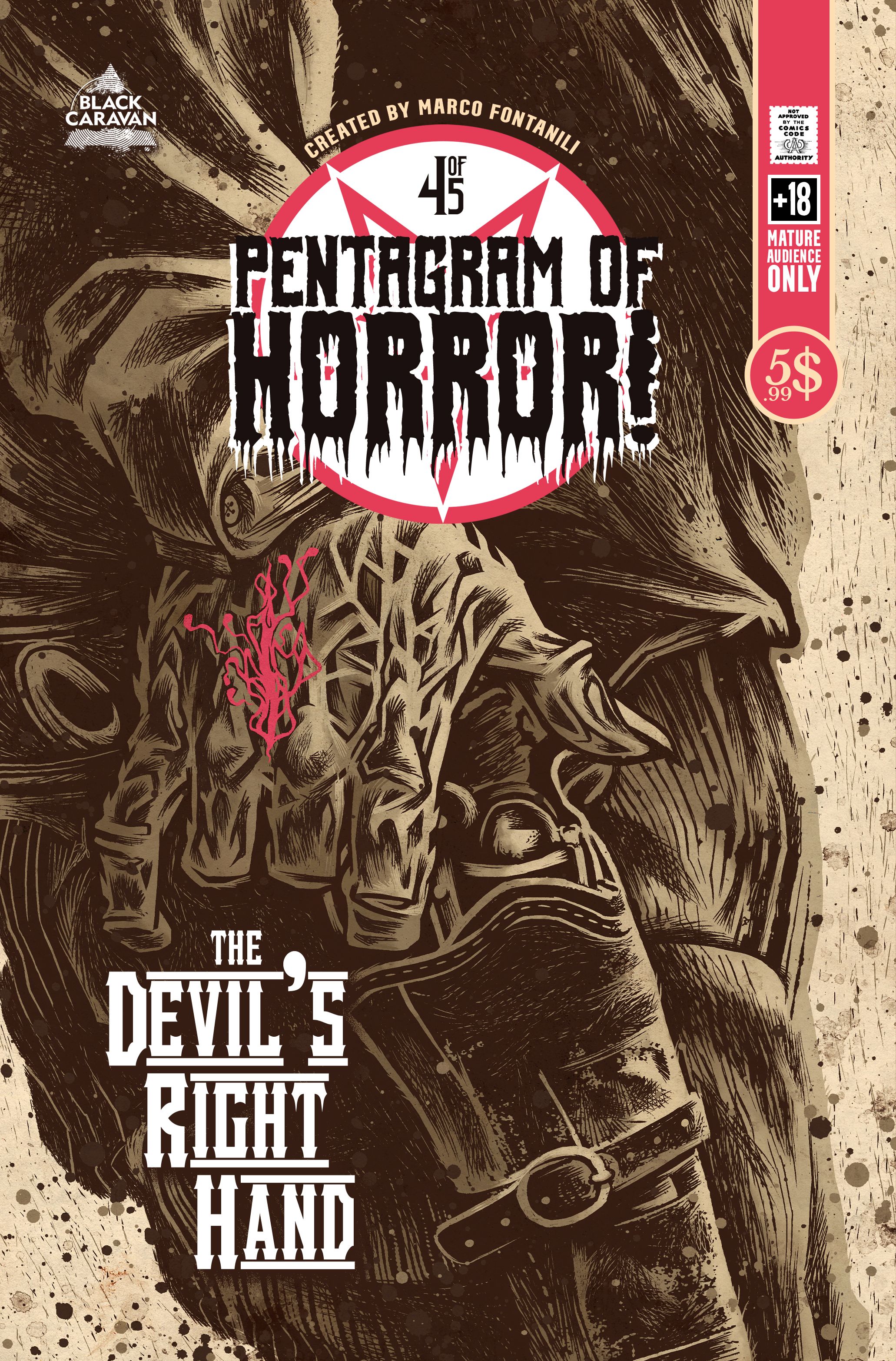 Pentagram of Horror #4 Comic