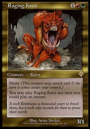 Raging Kavu (Invasion) Trading Card