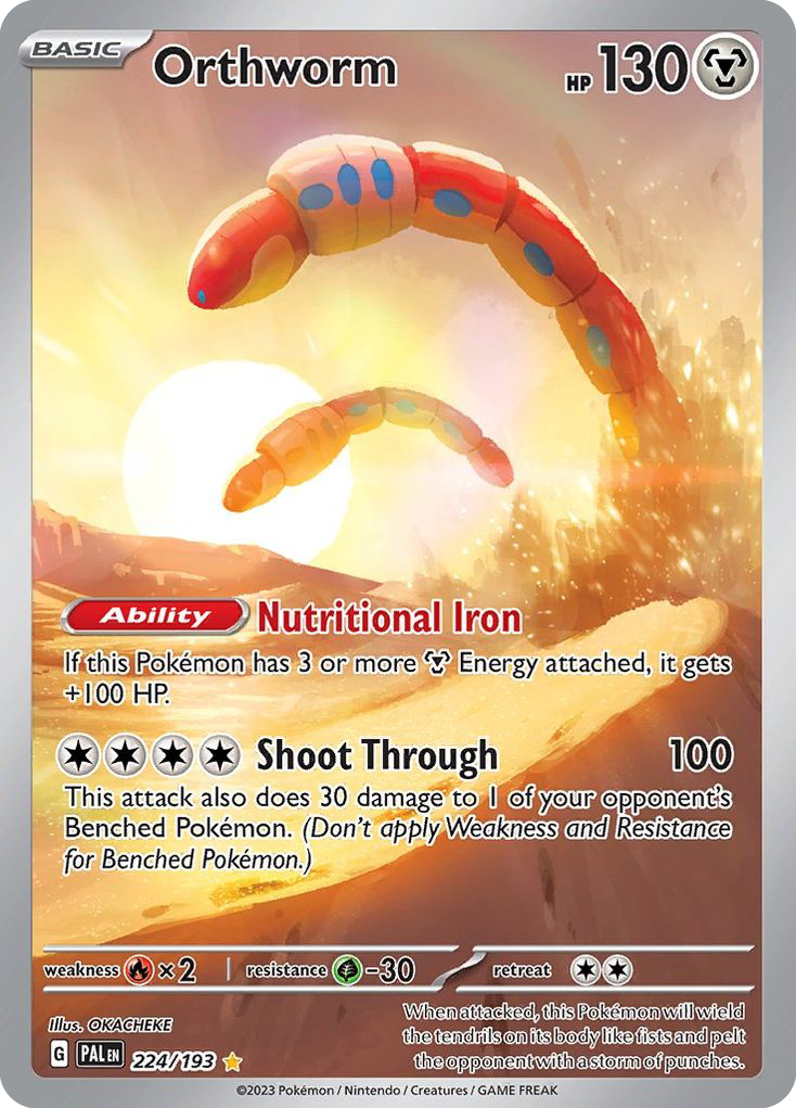 Orthworm (224/193) - Paldea Evolved Pokémon Card