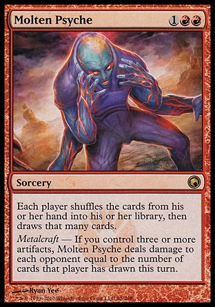 Molten Psyche (Scars of Mirrodin) Trading Card