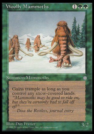 Woolly Mammoths (Ice Age) Trading Card