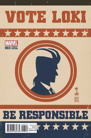 Vote Loki #3 (Francavilla Variant)