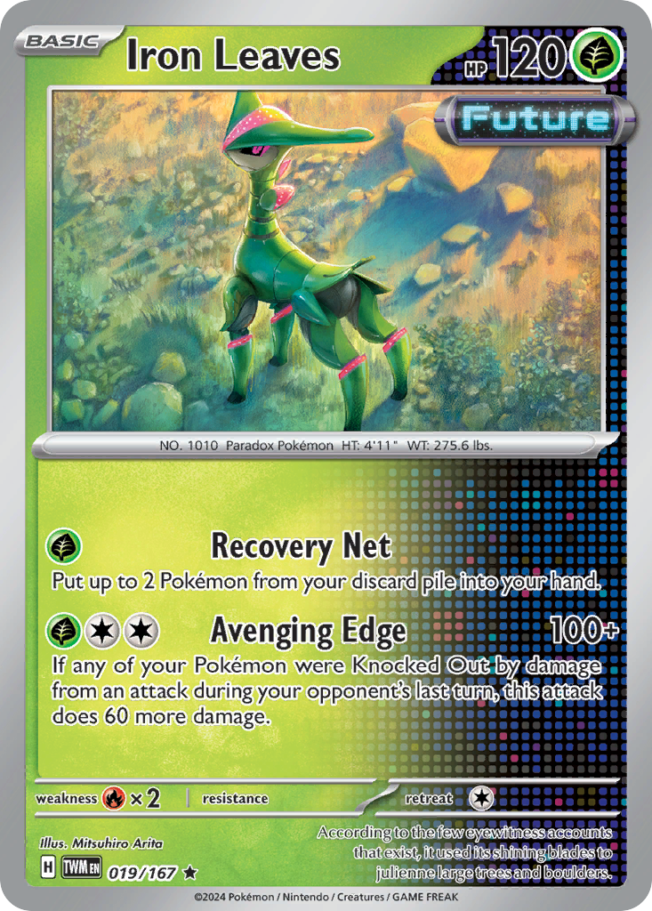 Iron Leaves (19/167) - Twilight Masquerade Pokémon Card