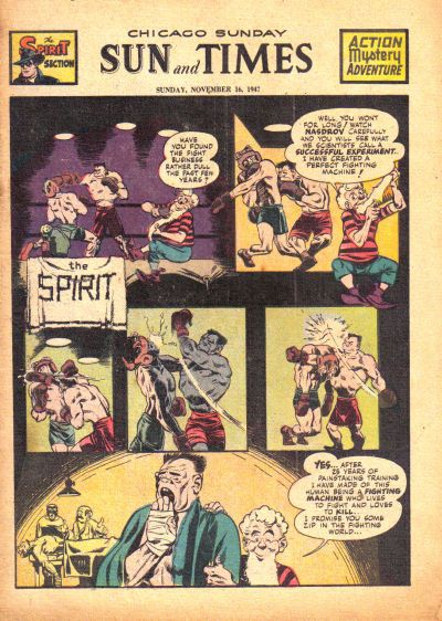 Spirit Section #11/16/1947 Comic