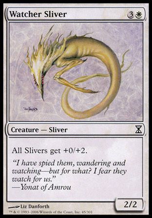 Watcher Sliver (Time Spiral) Trading Card