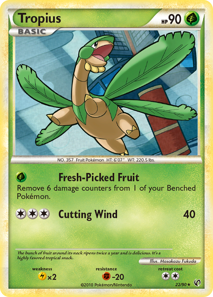 Tropius (22/90) - HS—Undaunted Pokémon Card