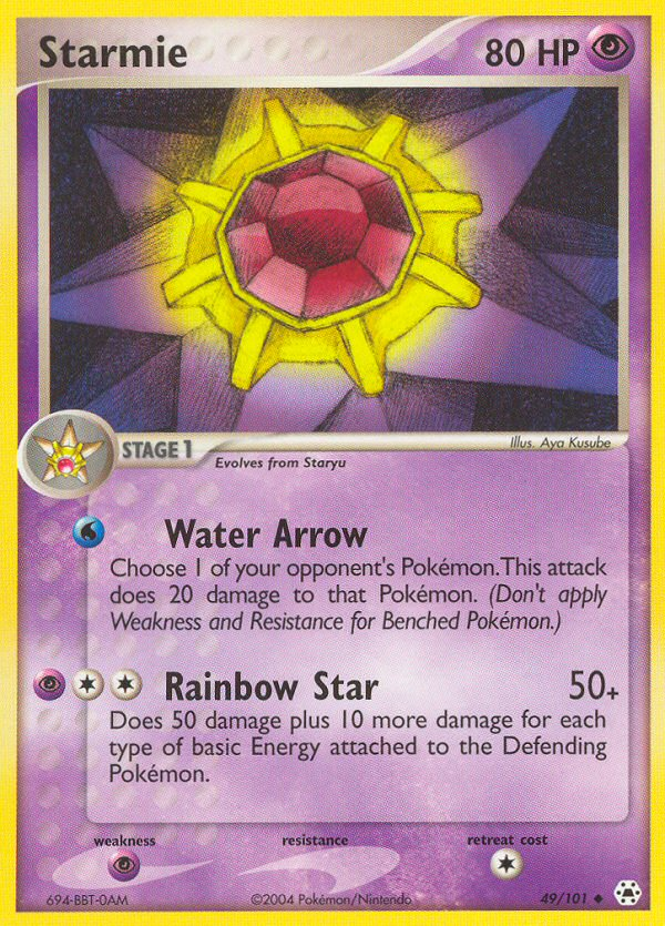 Starmie (49/101) - Hidden Legends Pokémon Card