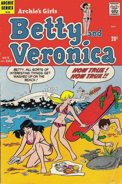 Archie's Girls Betty and Veronica #202 Comic
