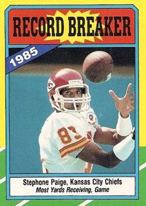 Stephone Paige 1986 Topps #6