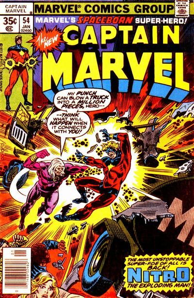 Captain Marvel #54 Comic
