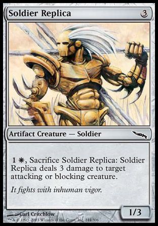 Soldier Replica (Mirrodin) Trading Card