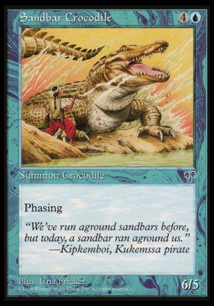 Sandbar Crocodile (Mirage) Trading Card