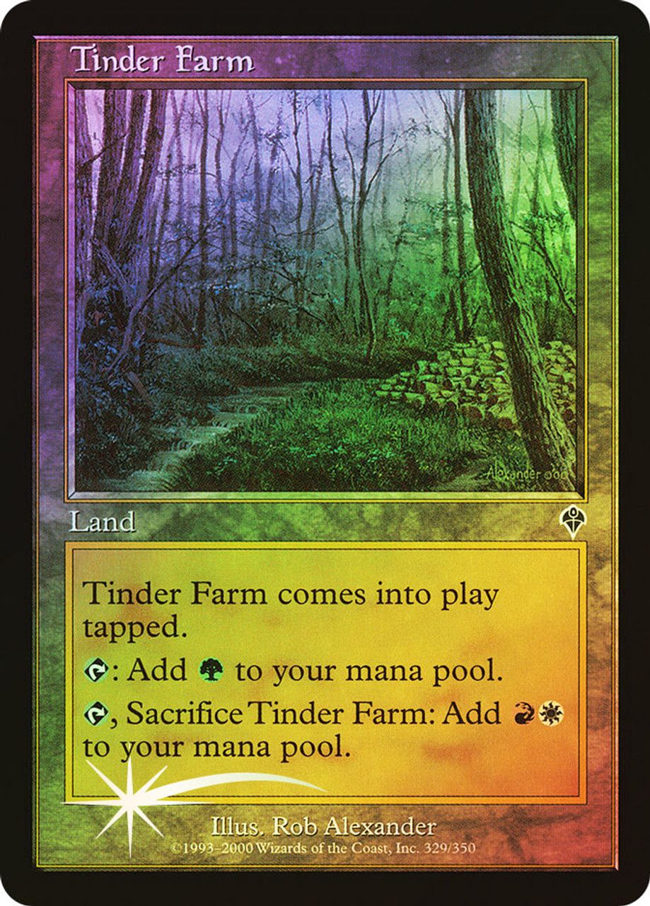 Tinder Farm (Invasion - Foil) Trading Card