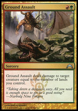 Ground Assault (Gatecrash) Trading Card