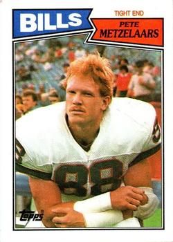 Pete Metzelaars 1987 Topps #366 Sports Card