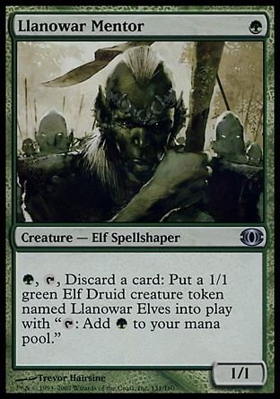 Llanowar Mentor (Future Sight) Trading Card