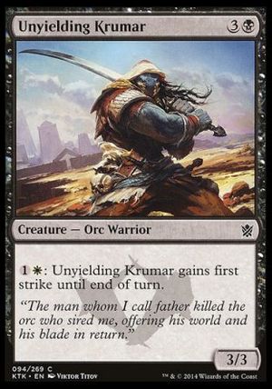 Unyielding Krumar (Khans of Tarkir)