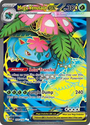 Mega Venusaur ex (155/132) - Mega Evolution