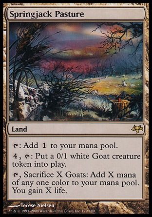 Springjack Pasture (Eventide) Trading Card