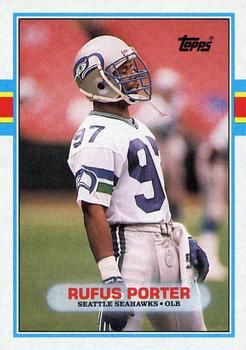 Rufus Porter 1989 Topps #184 Sports Card