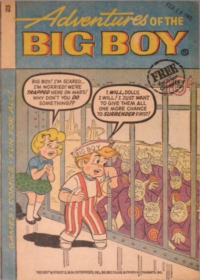 Adventures of Big Boy #73 [East] Comic