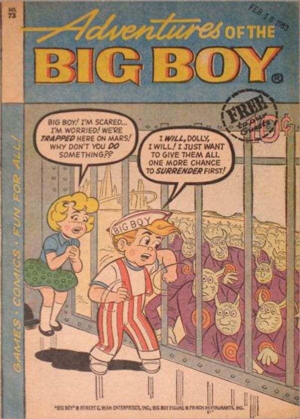 Adventures of Big Boy #73 [East]