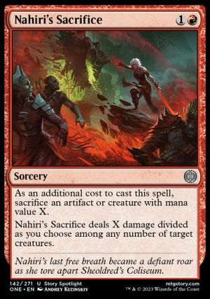 Nahiri's Sacrifice (Phyrexia: All Will Be One)