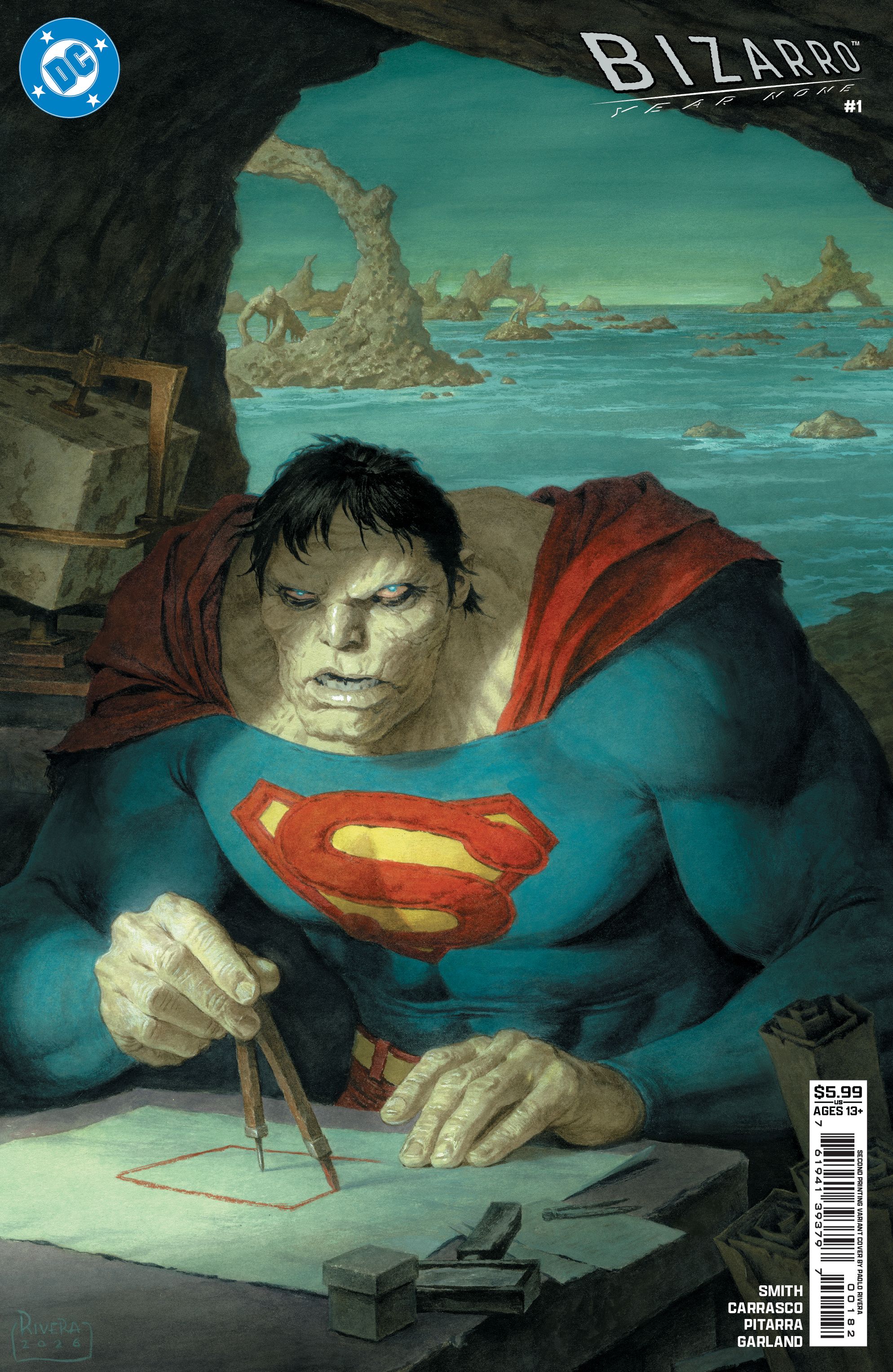 Bizarro Year None #1 (Second Printing Cvr B Paolo Rivera Card Stock Variant) Comic