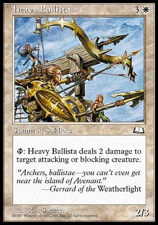 Heavy Ballista (Weatherlight) Trading Card