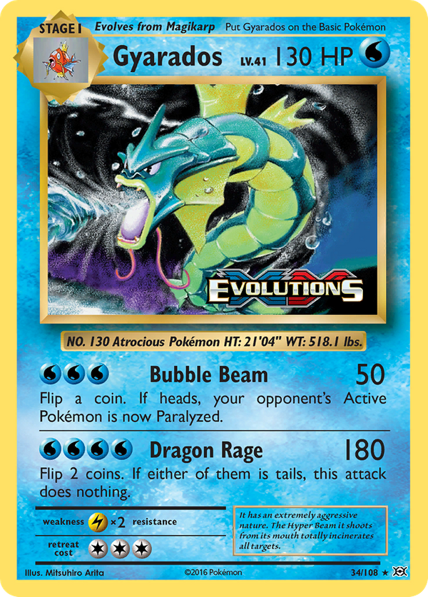 Gyarados (34/108) - Evolutions