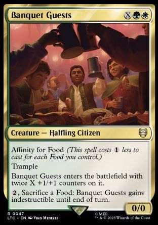 Banquet Guests (The Lord of the Rings Commander Decks) Trading Card