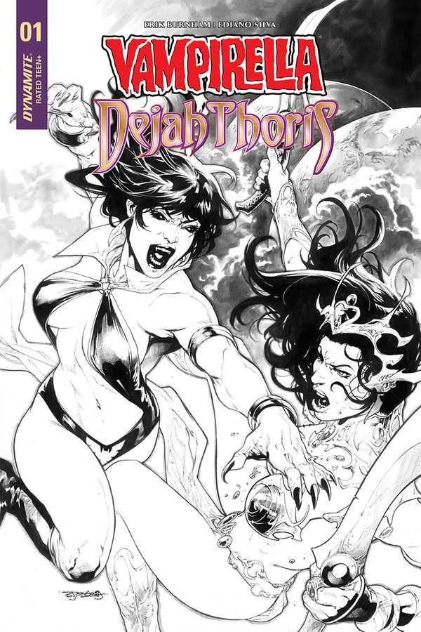 Vampirella Dejah Thoris #1 (30 Copy Segovia B&w Cover)