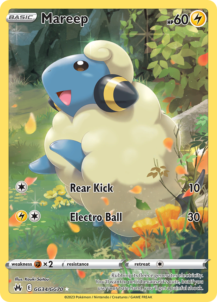 Mareep (GG34) - Crown Zenith Galarian Gallery Pokémon Card