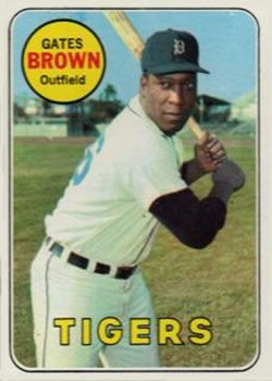 Gates Brown 1969 Topps #256 Sports Card
