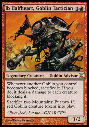 Ib Halfheart, Goblin Tactician (Time Spiral) Trading Card